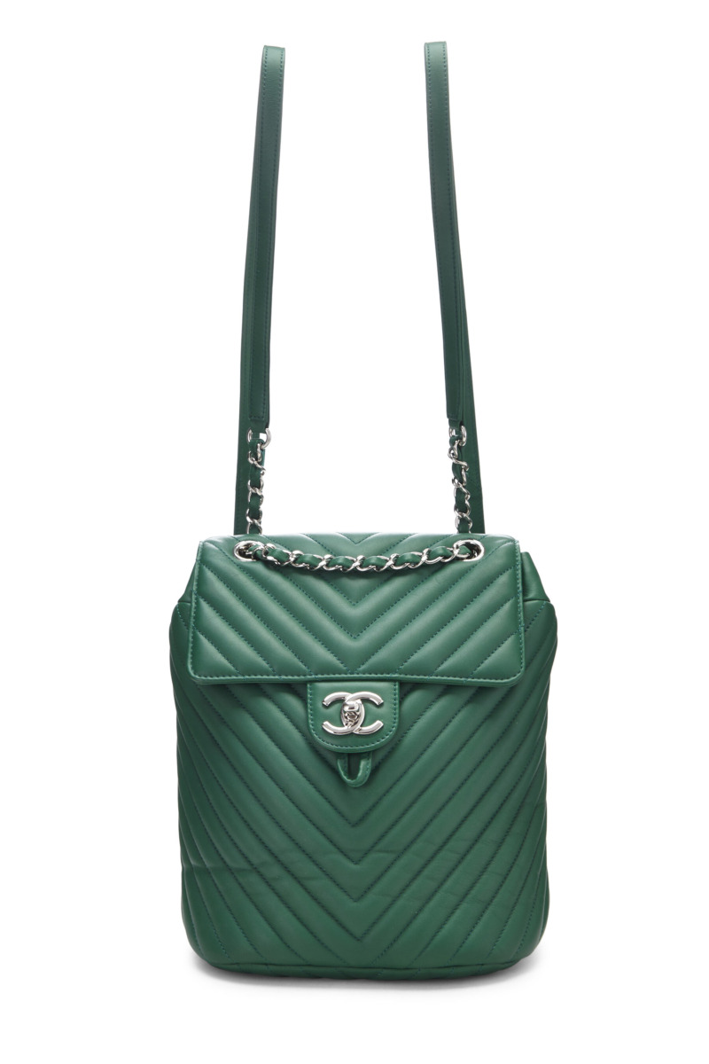 WGACA - Womens Backpack in Green - Chanel GOOFASH
