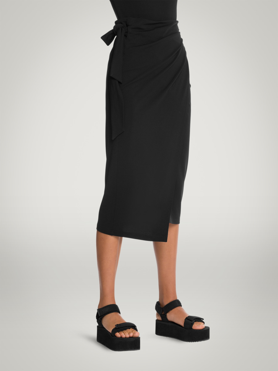 Wolford - Black - Women's Wrap Skirt GOOFASH