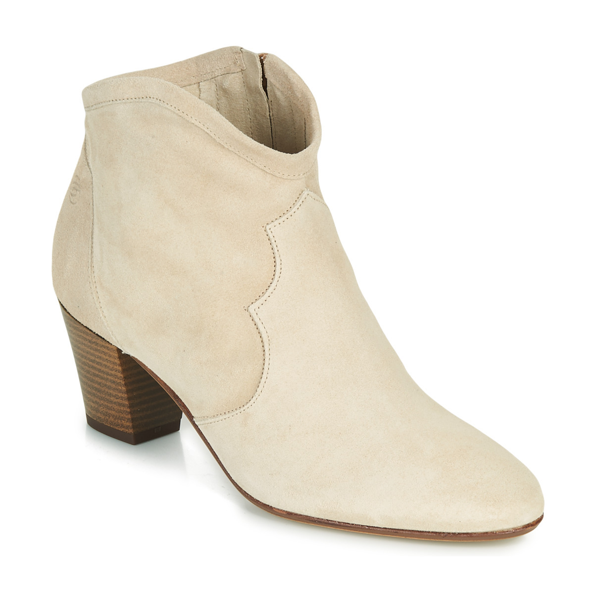 Woman Ankle Boots - Beige - Betty London - Spartoo GOOFASH