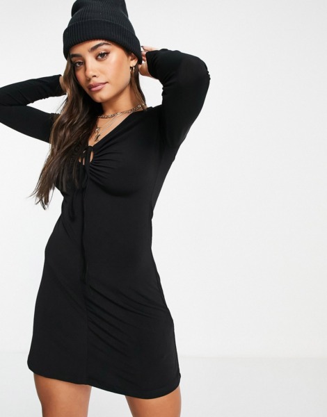Woman Black - Mini Dress - Asos GOOFASH