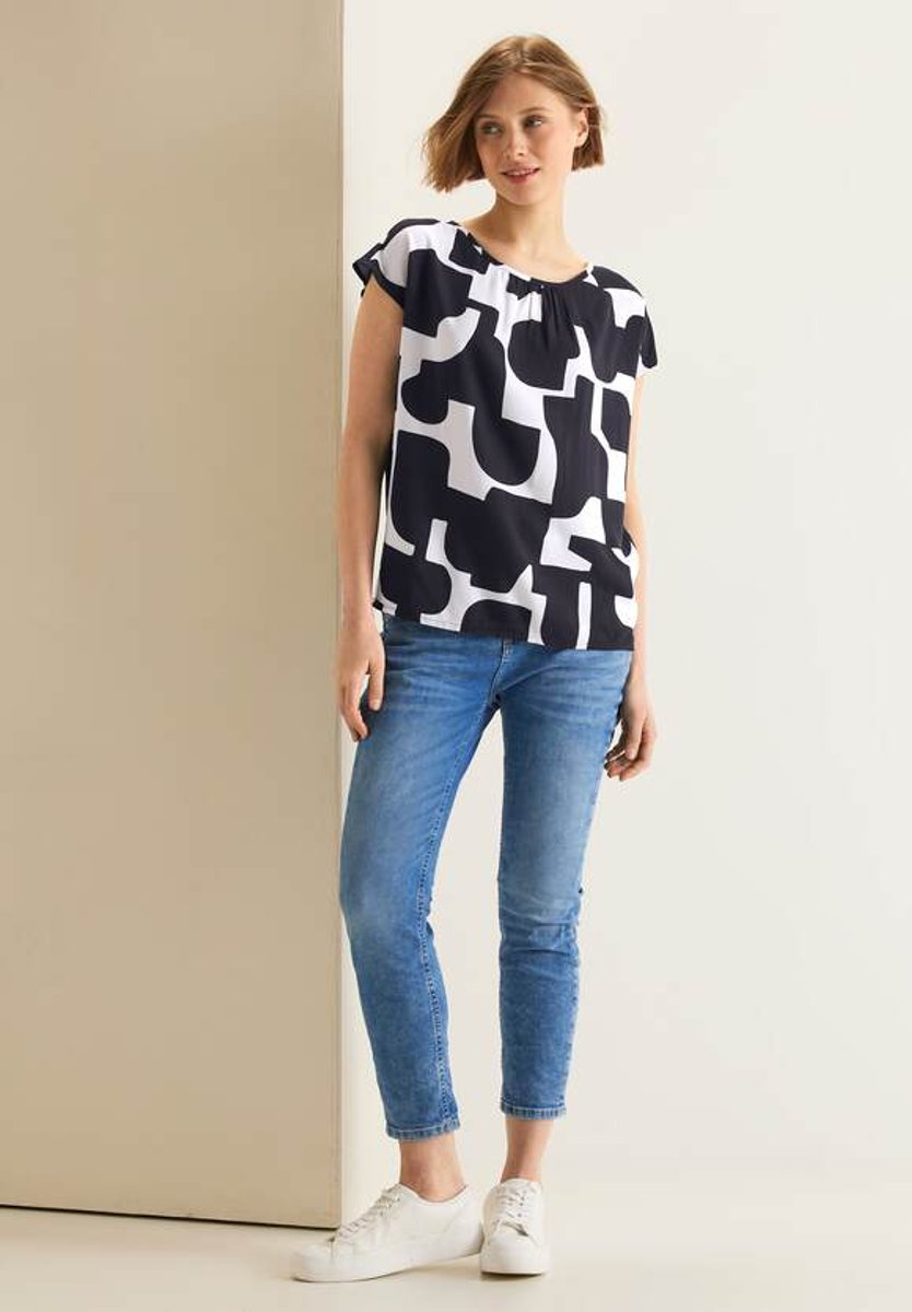 Woman Blouse Blue from Street One GOOFASH