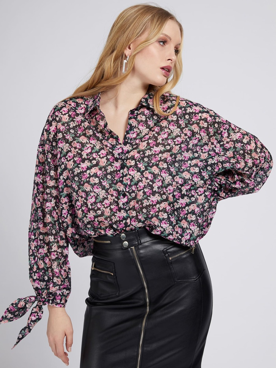 Woman Blouse in Black by Guess GOOFASH