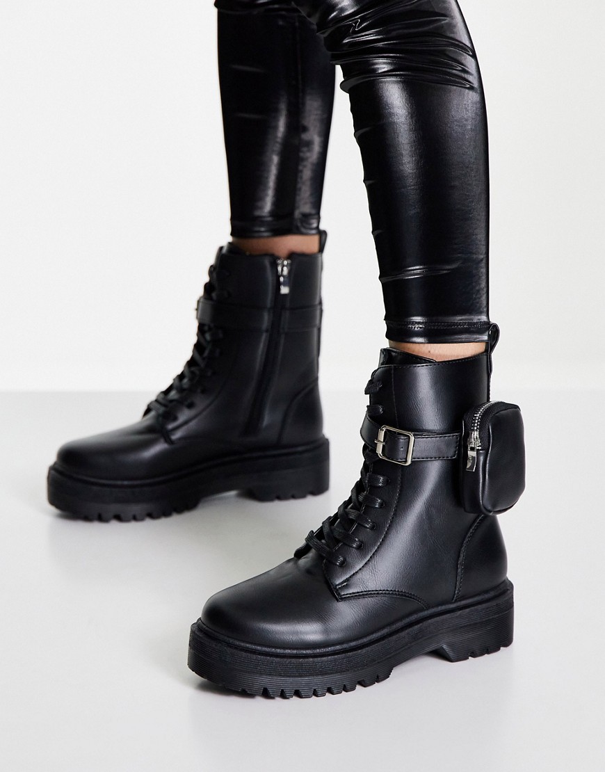 Woman Boots Black Asos - Qupid GOOFASH
