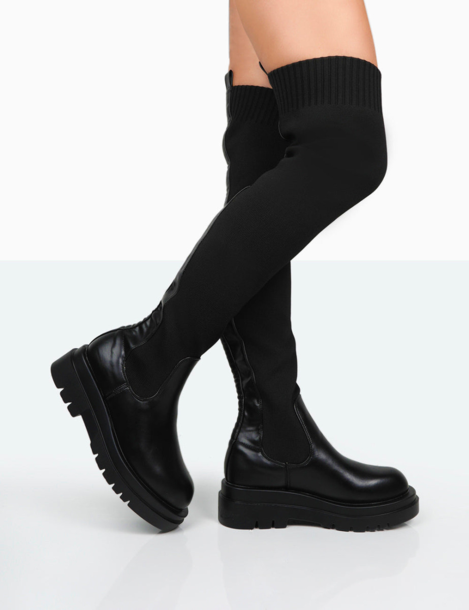 Woman Boots in Black - Public Desire GOOFASH
