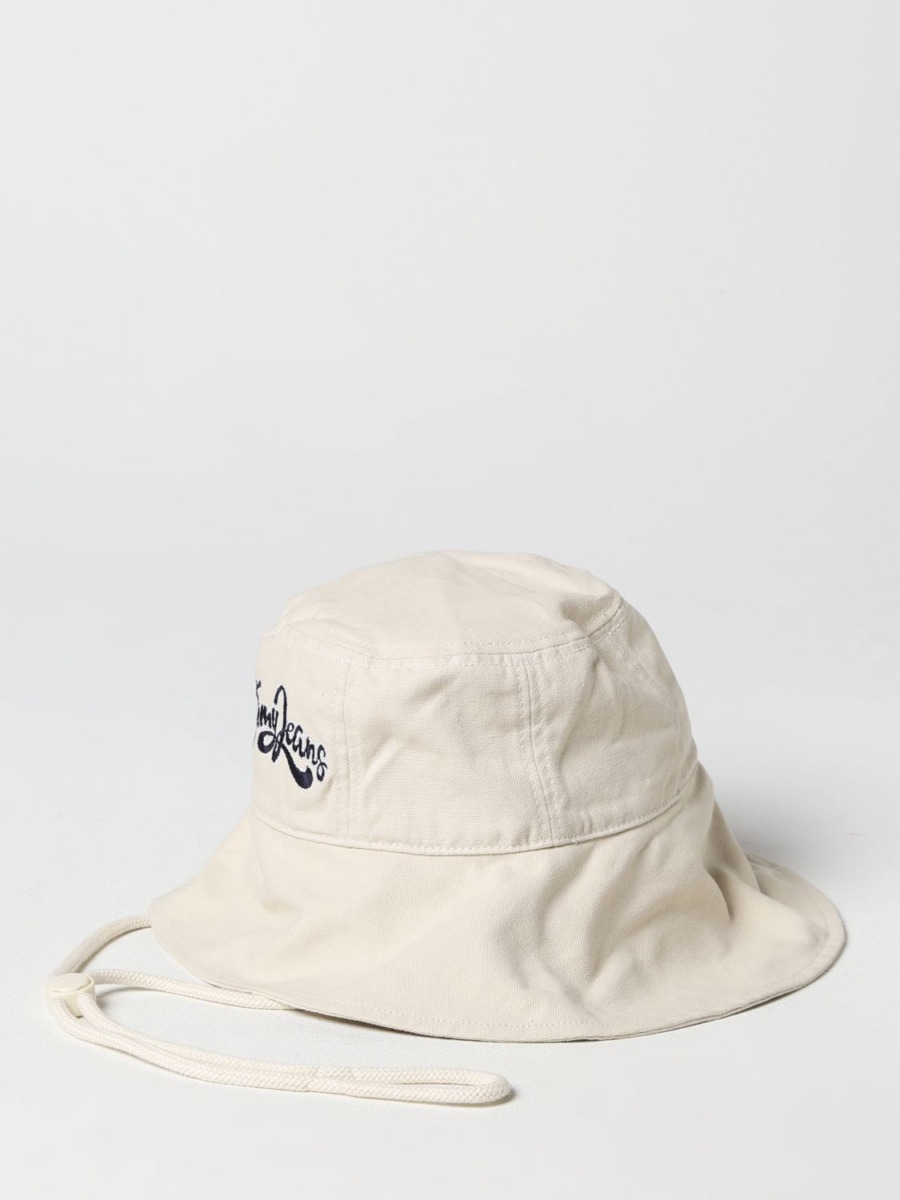 Woman Hat Cream from Giglio GOOFASH