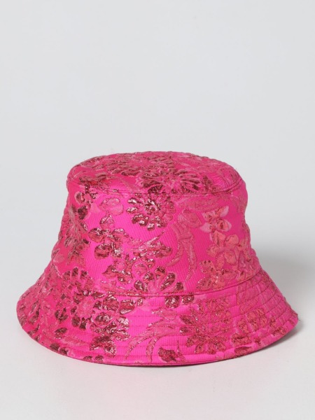 Woman Hat in Pink by Giglio GOOFASH