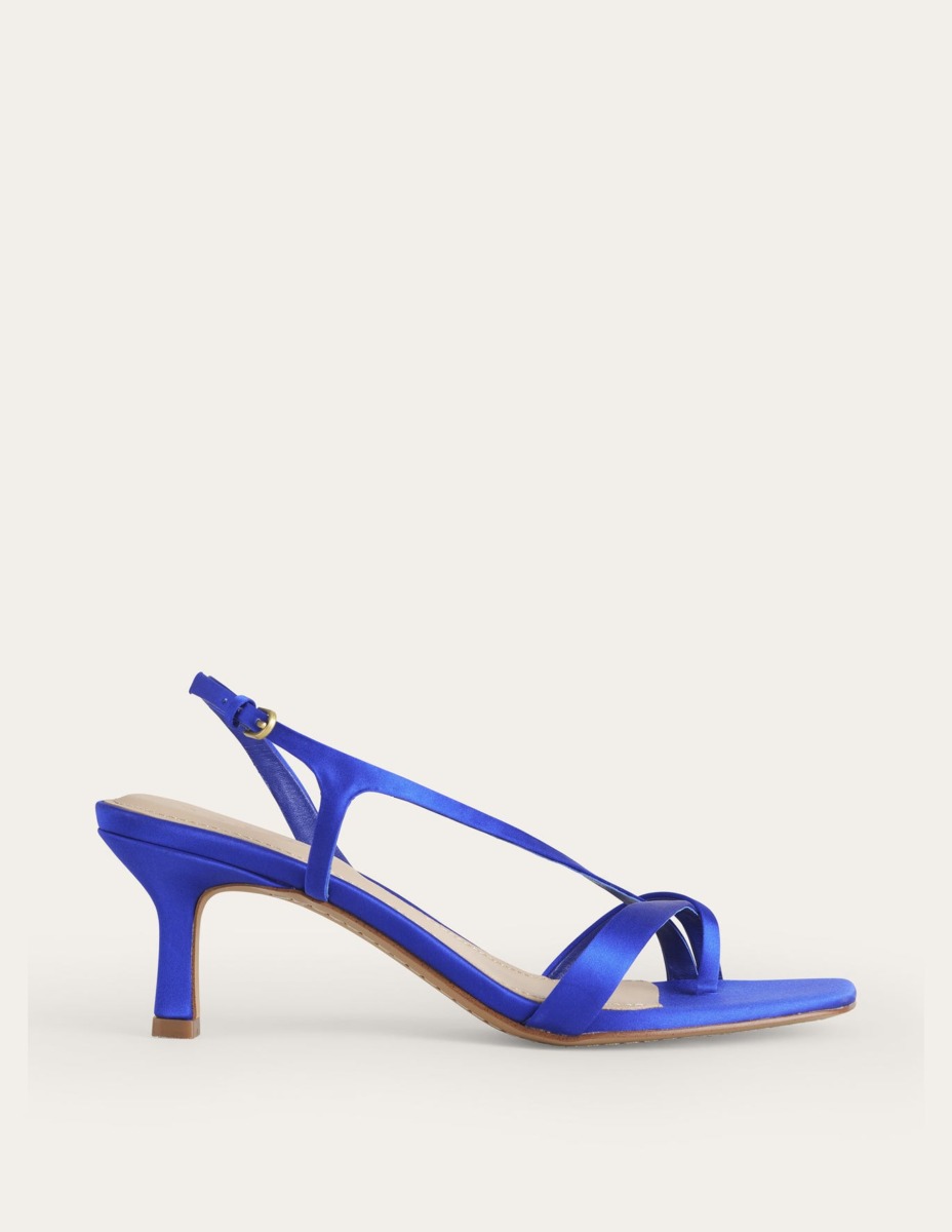 Woman Heeled Sandals Blue from Boden GOOFASH
