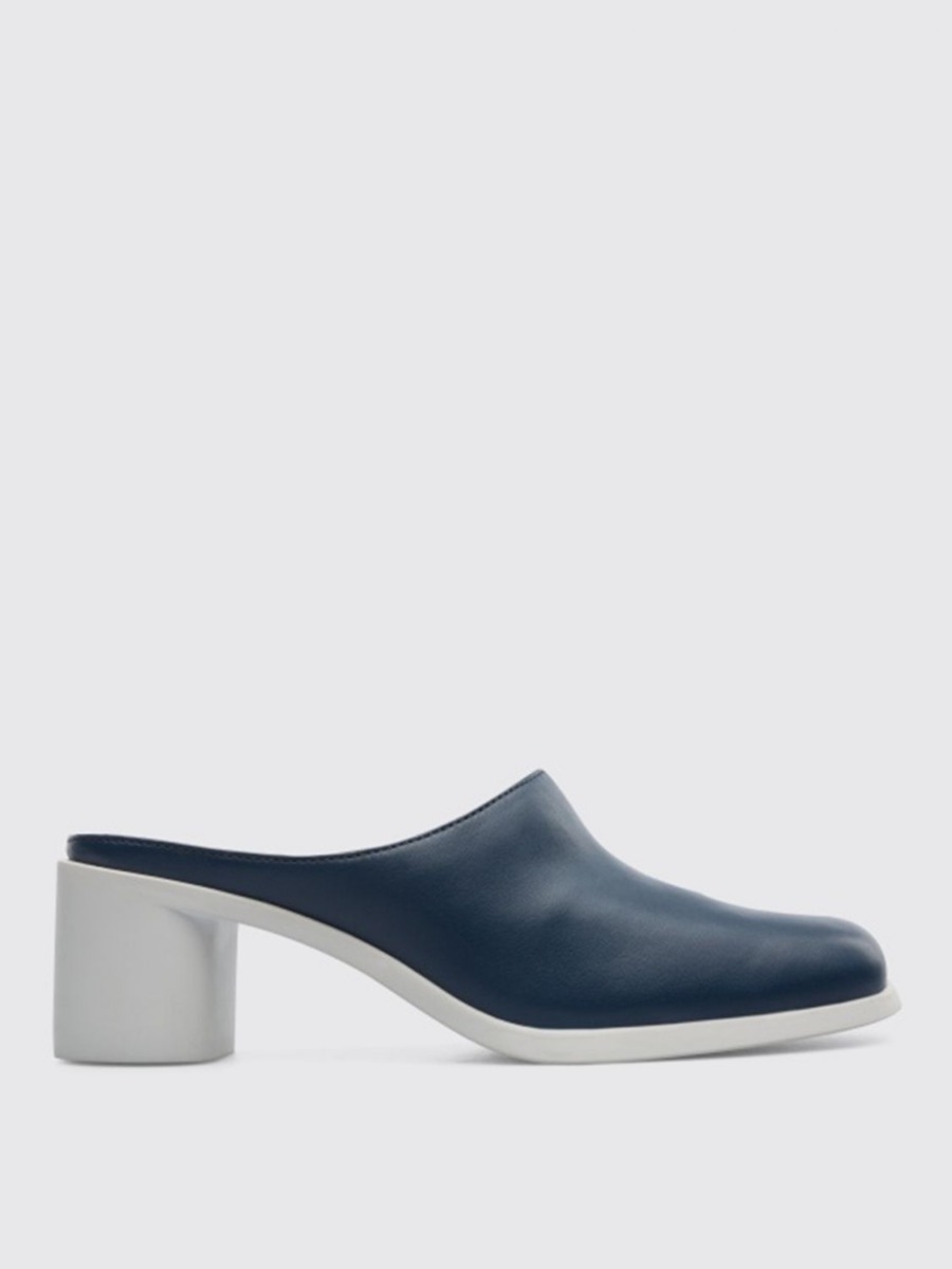 Woman Mules Blue at Giglio GOOFASH