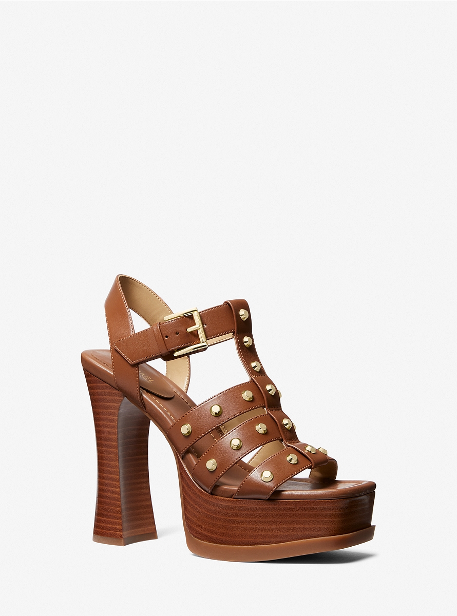 Woman Platform Sandals in Brown from Michael Kors GOOFASH