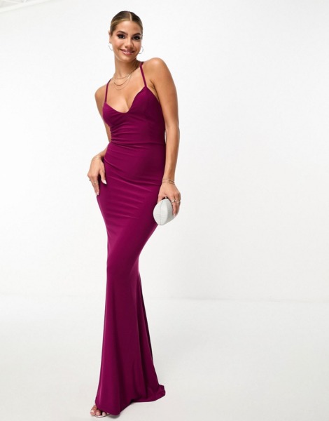 Woman Purple - Maxi Dress - Asos GOOFASH