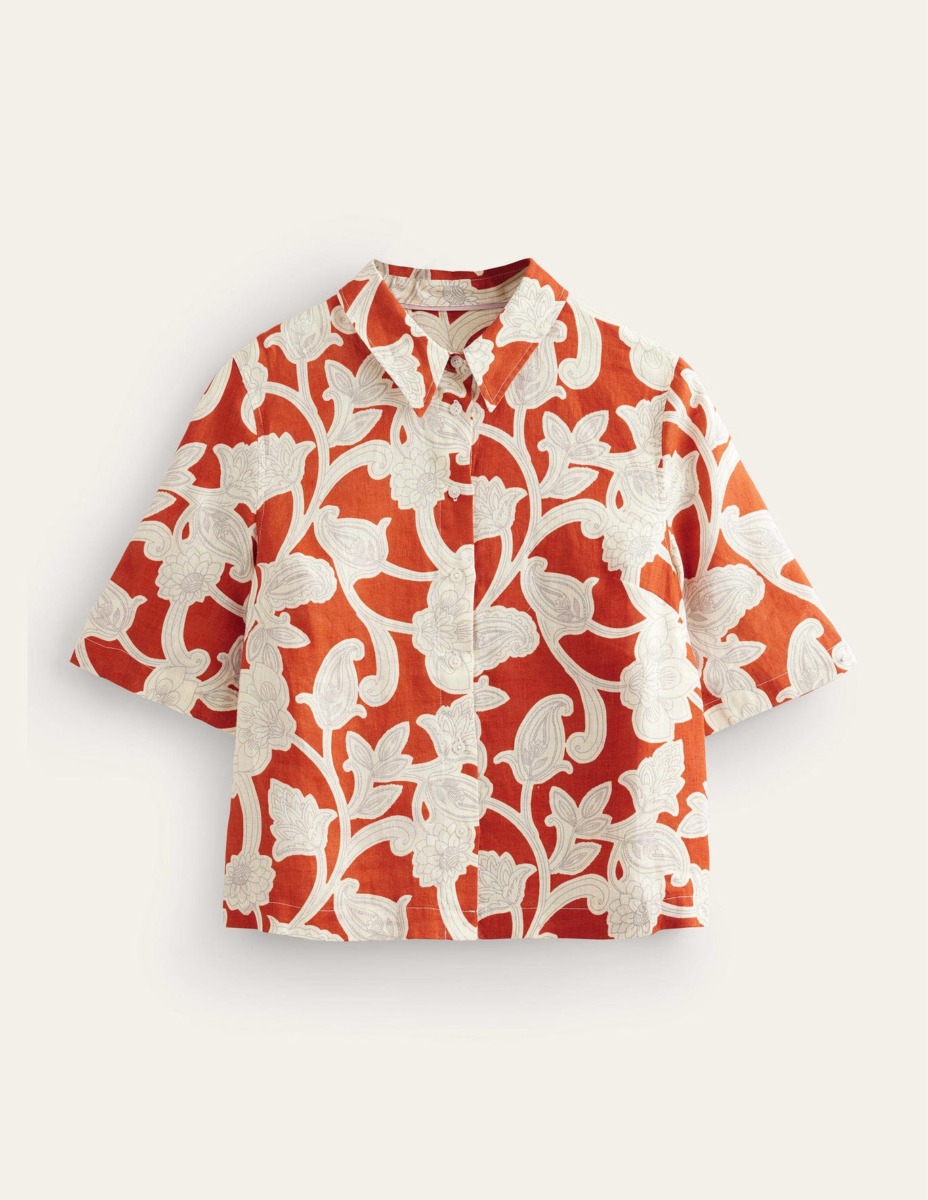 Woman Shirt Red from Boden GOOFASH