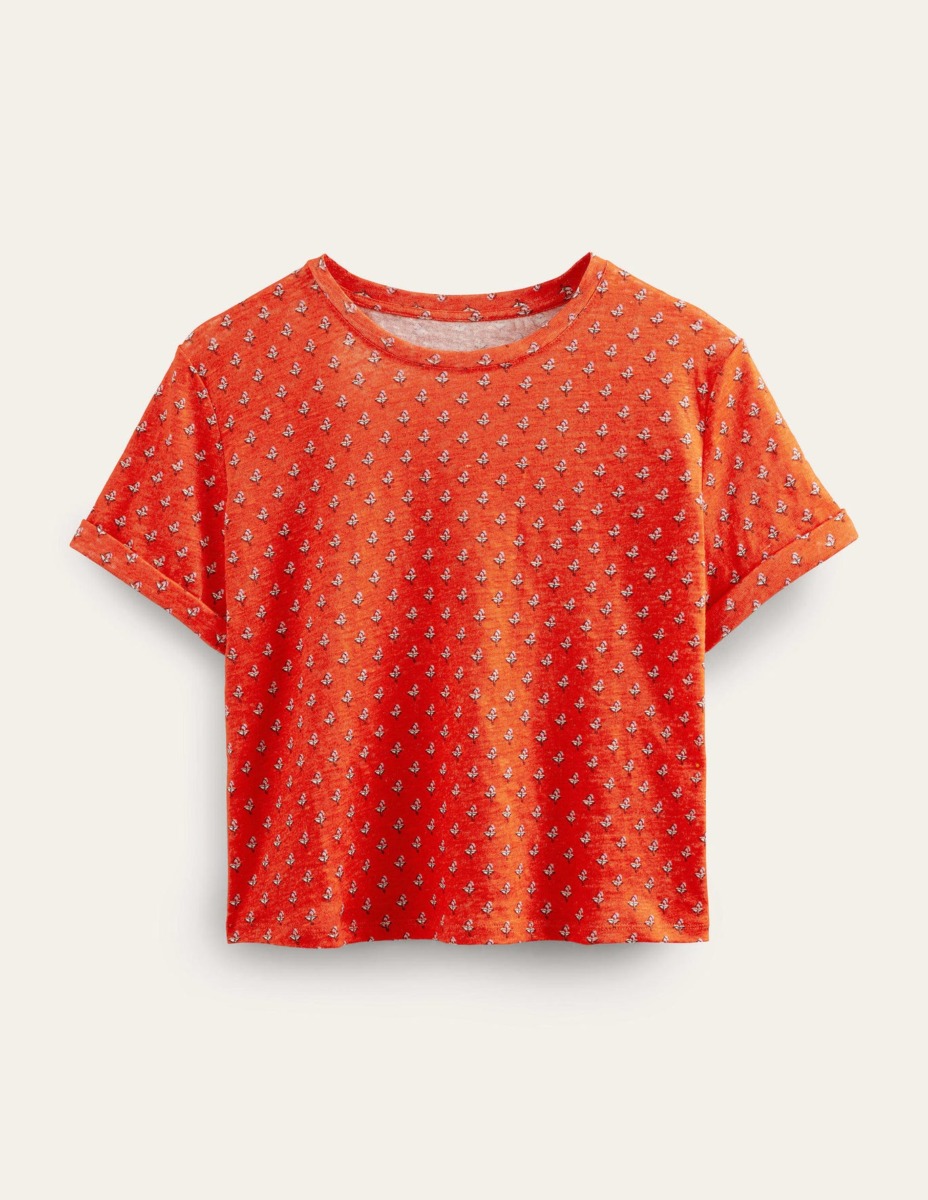 Woman T-Shirt in Orange - Boden GOOFASH