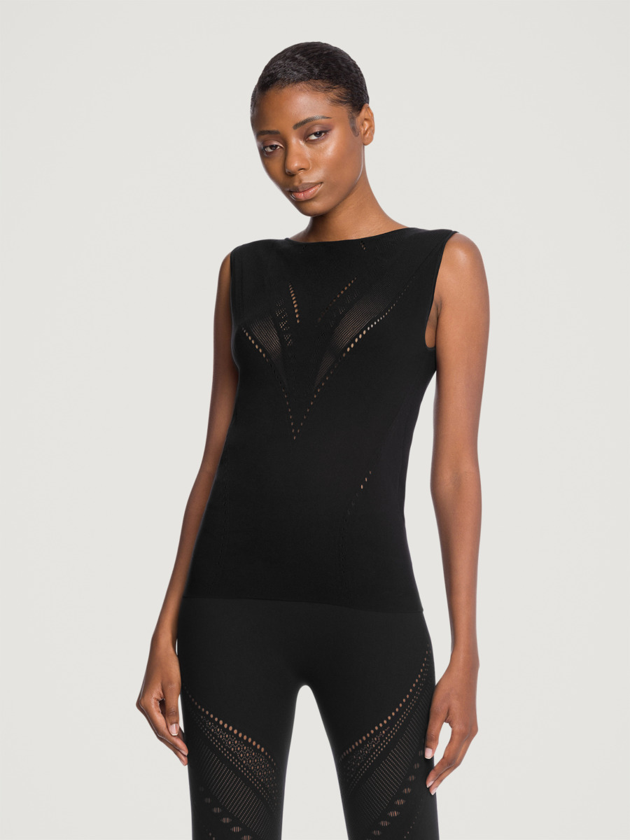 Woman Top Black by Wolford GOOFASH