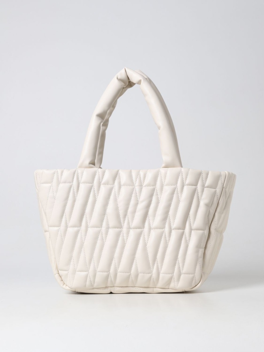 Woman Tote Bag in White at Giglio GOOFASH