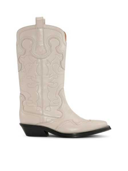 Women Boots in Ivory - Suitnegozi GOOFASH