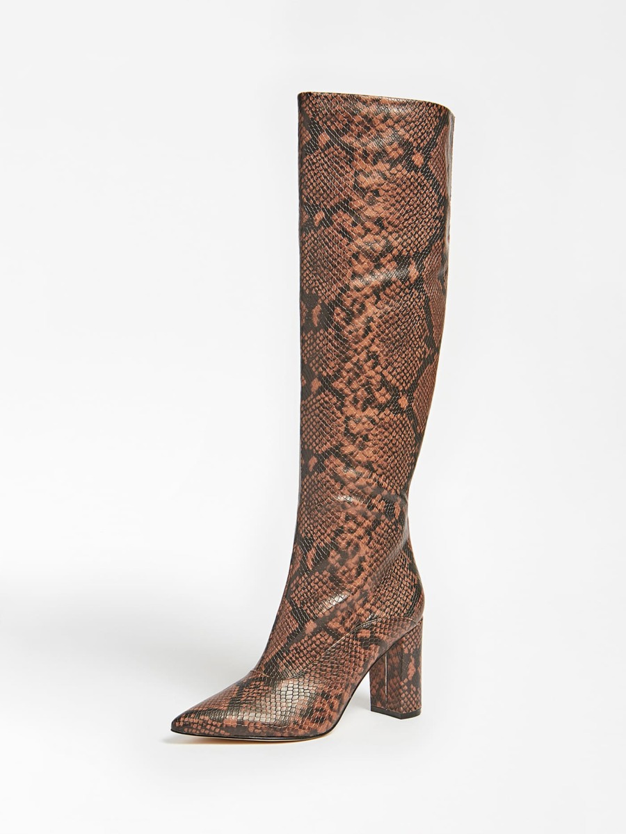 Women Brown Boots at Guess GOOFASH