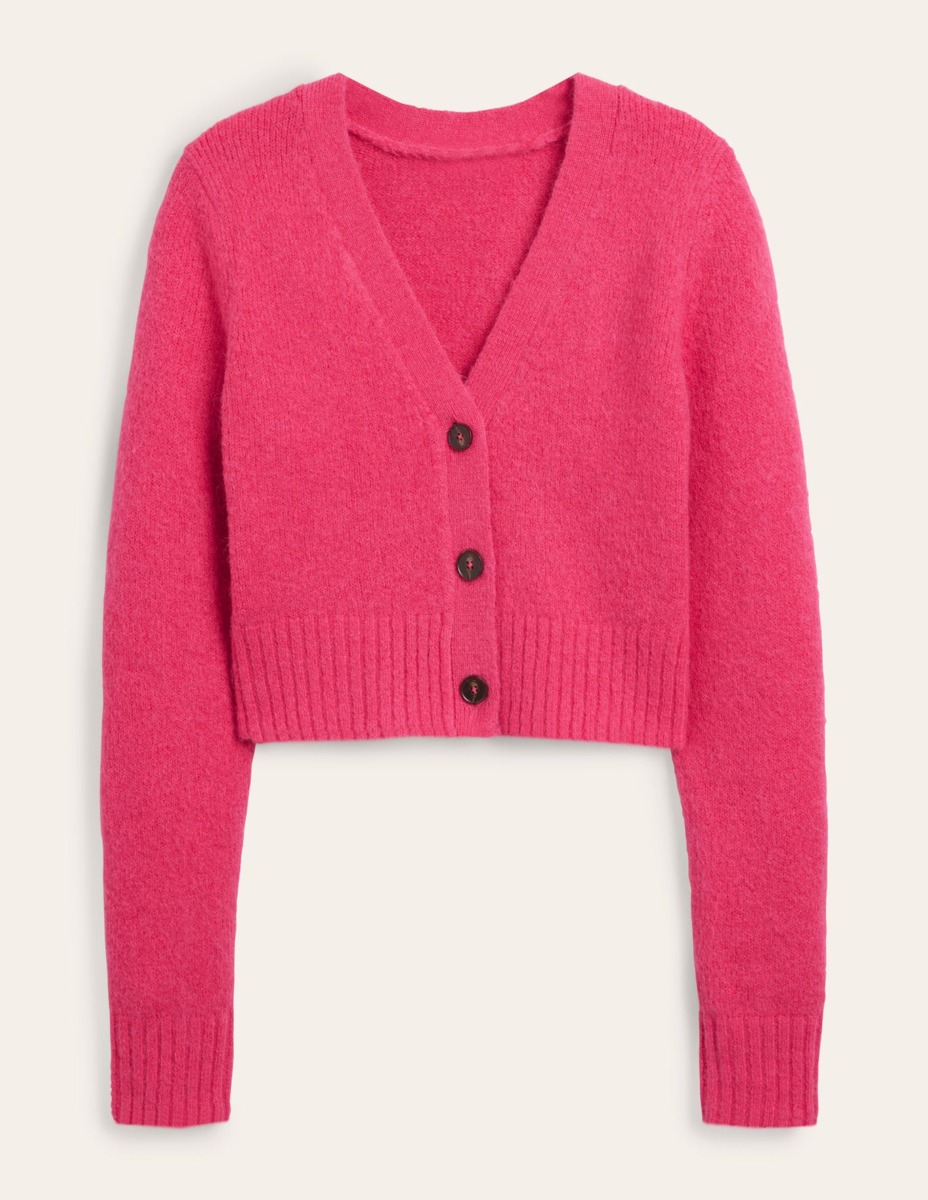 Women Cardigan in Pink by Boden GOOFASH