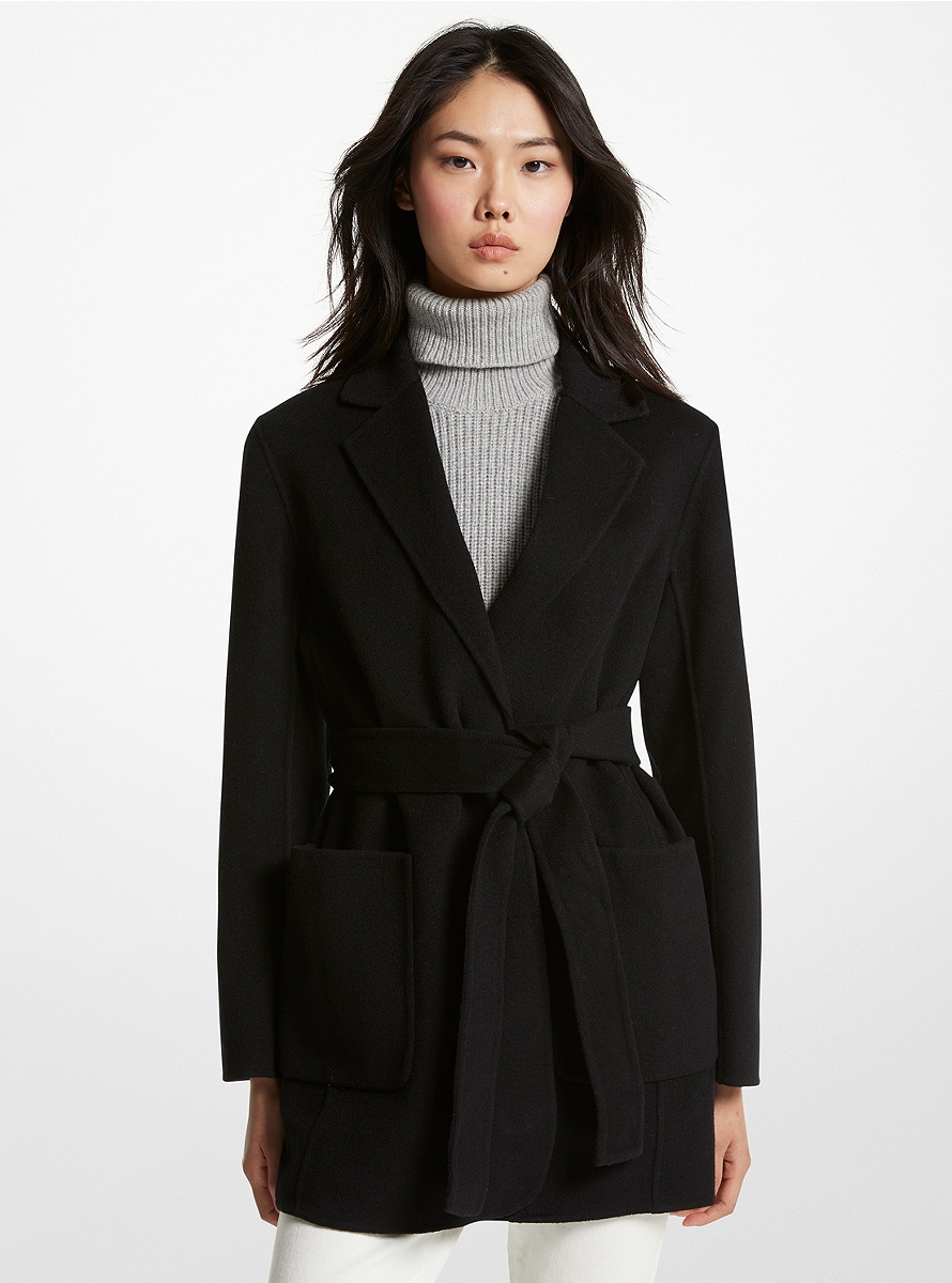Women Coat in Black by Michael Kors GOOFASH