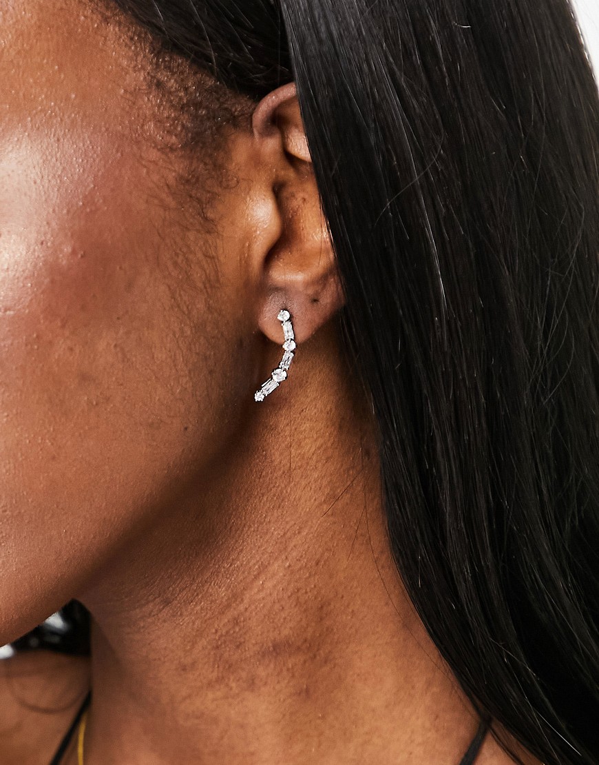 Women Earrings Silver - Asos GOOFASH