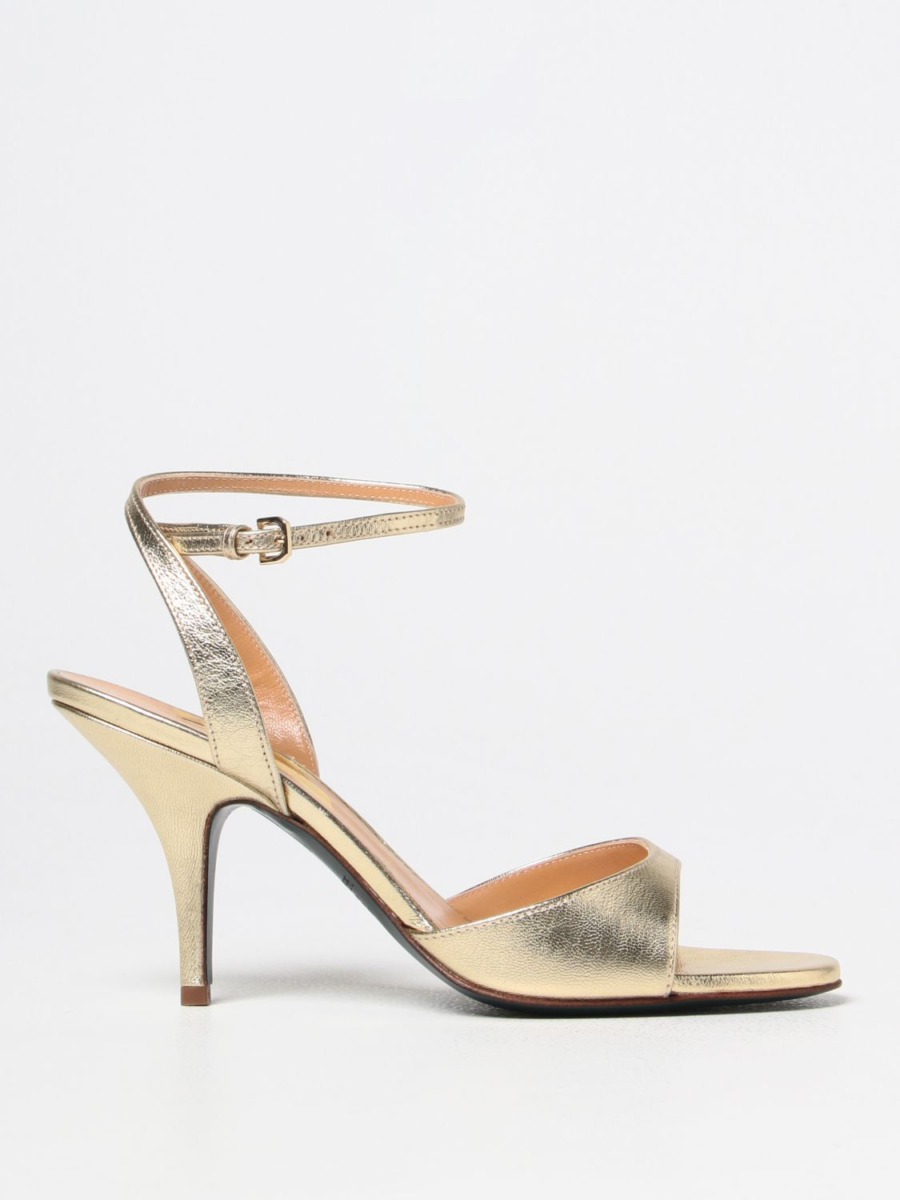 Women Heeled Sandals - Gold - Giglio GOOFASH