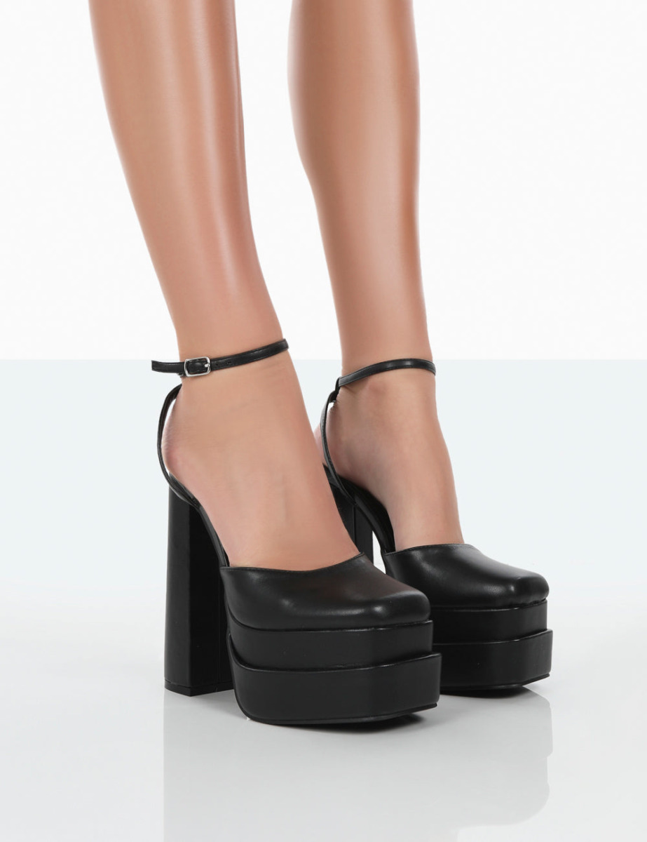 Women High Heels Black by Public Desire GOOFASH