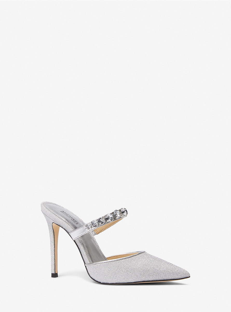Women Mules in Silver from Michael Kors GOOFASH