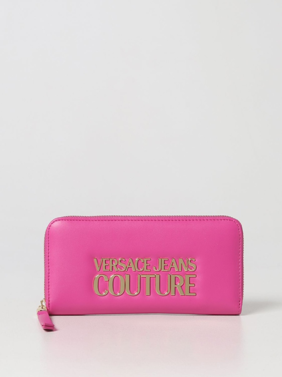 Women Pink Wallet Giglio Versace GOOFASH
