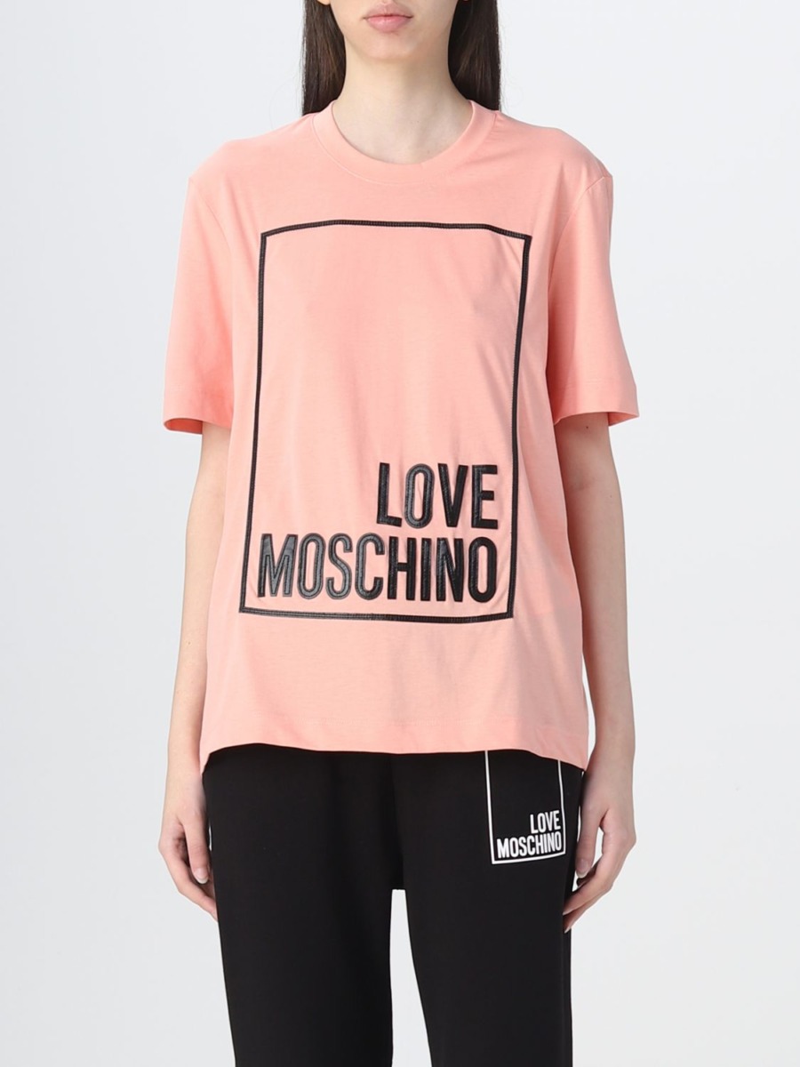 Women T-Shirt in Pink from Giglio GOOFASH