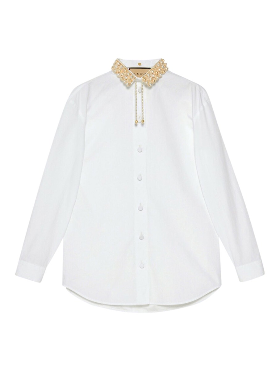 Women White Shirt - Suitnegozi - Gucci GOOFASH