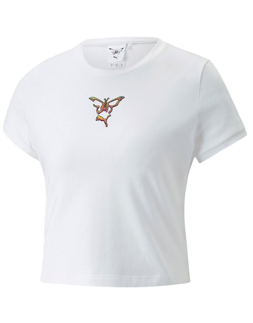 Women White T-Shirt Puma Asos GOOFASH