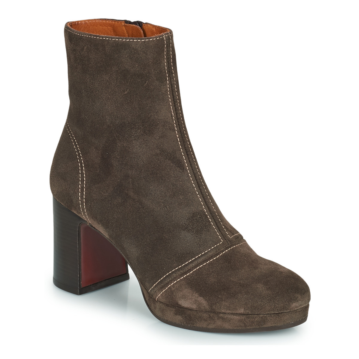 Womens Ankle Boots Brown Chie Mihara Spartoo GOOFASH