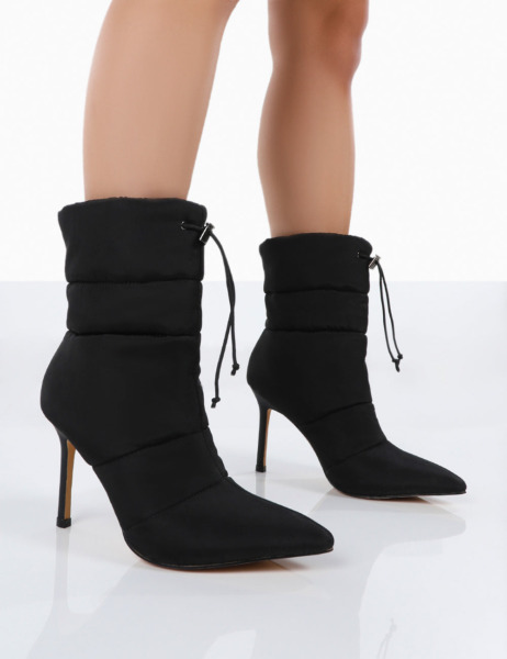 Womens Ankle Boots in Black by Public Desire GOOFASH