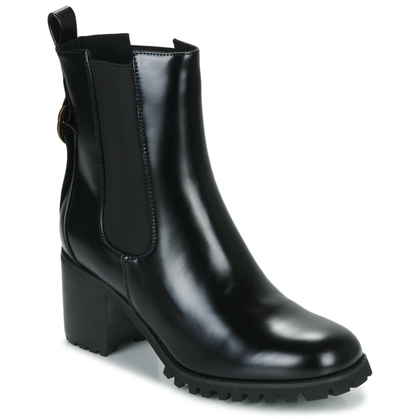 Women's Ankle Boots in Black by Spartoo GOOFASH