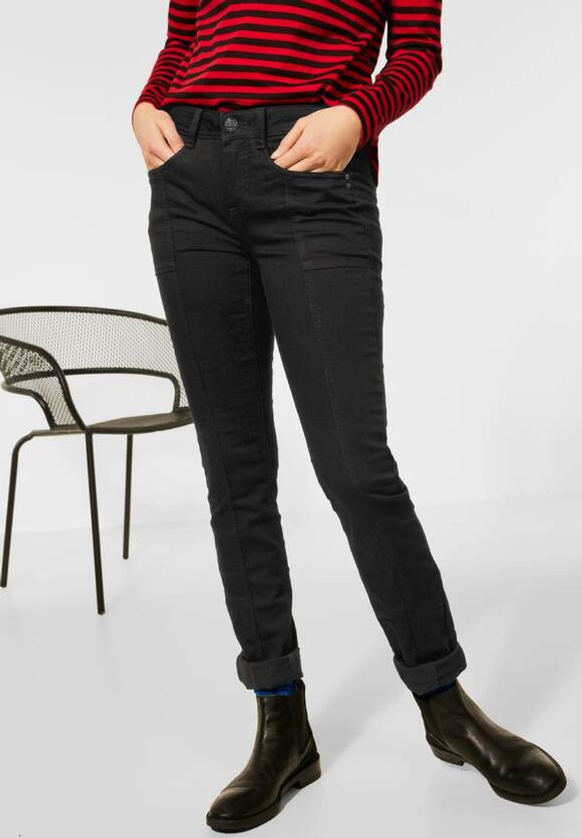 Womens Black Jeans by Street One GOOFASH