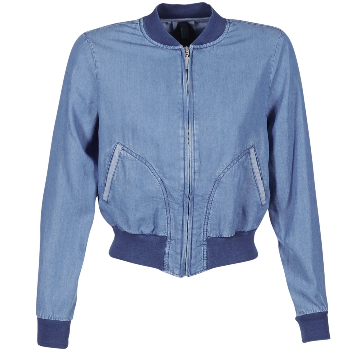 Women's Blue Jacket Spartoo - Benetton GOOFASH