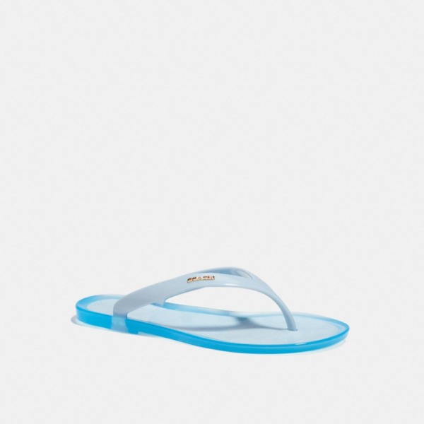 Womens Blue Sandals from Coach GOOFASH
