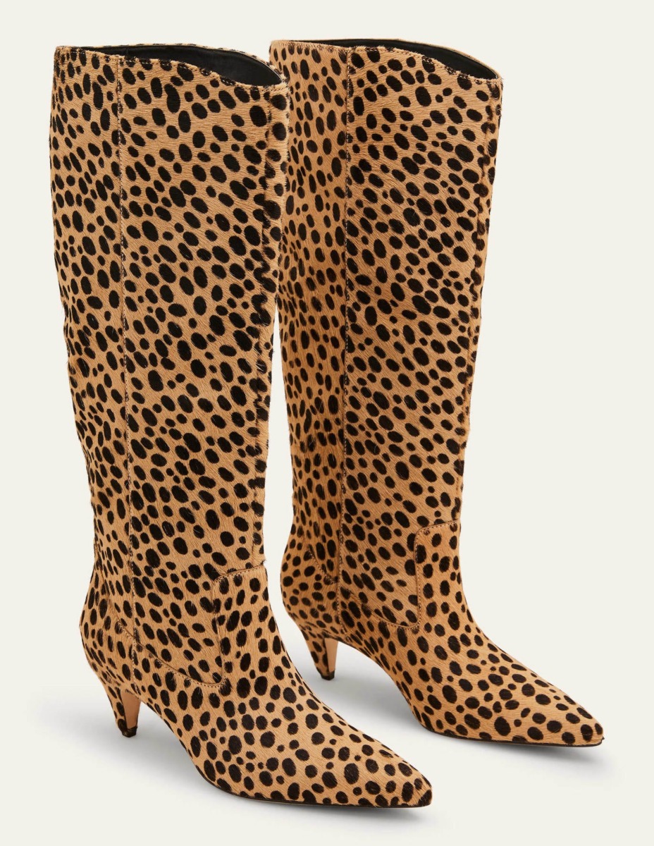 Womens Boots Leopard - Boden GOOFASH