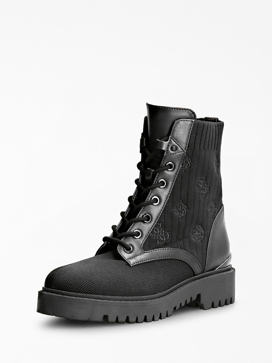 Women's Boots in Black Guess GOOFASH