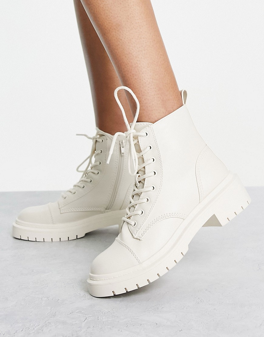 Womens Boots in White from Asos GOOFASH