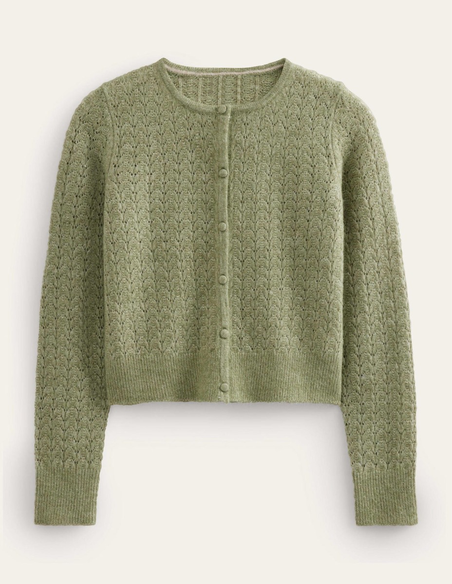 Womens Cardigan Green from Boden GOOFASH