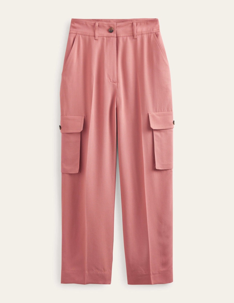 Women's Cargo Trousers Rose from Boden GOOFASH