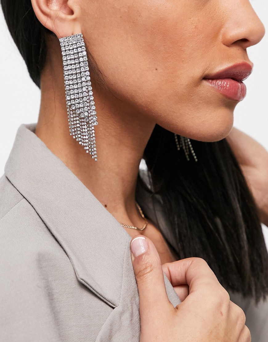 Women's Earrings Silver from Asos GOOFASH
