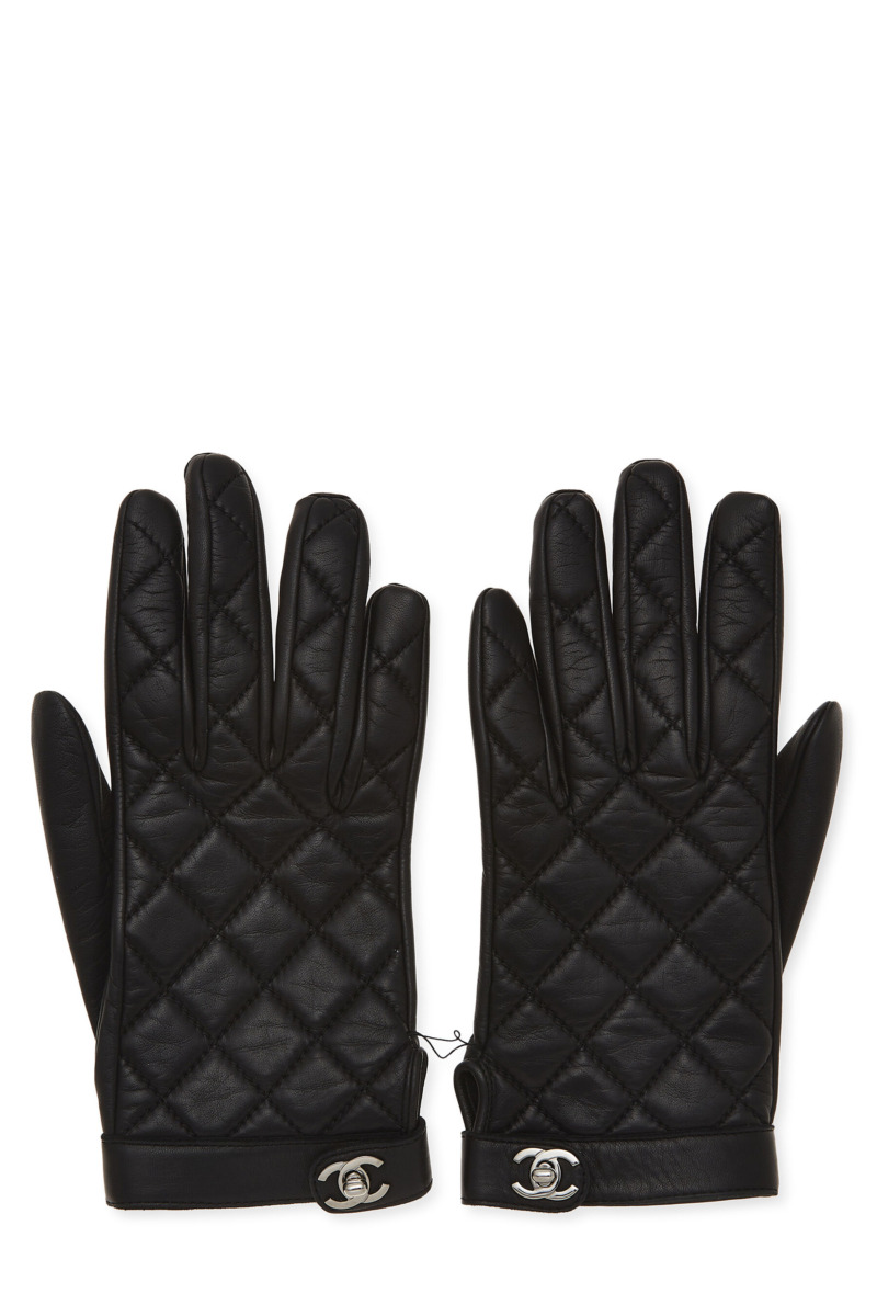 Womens Gloves in Black Chanel - WGACA GOOFASH