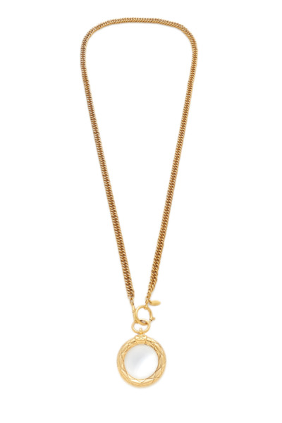 Women's Gold Necklace Chanel - WGACA GOOFASH