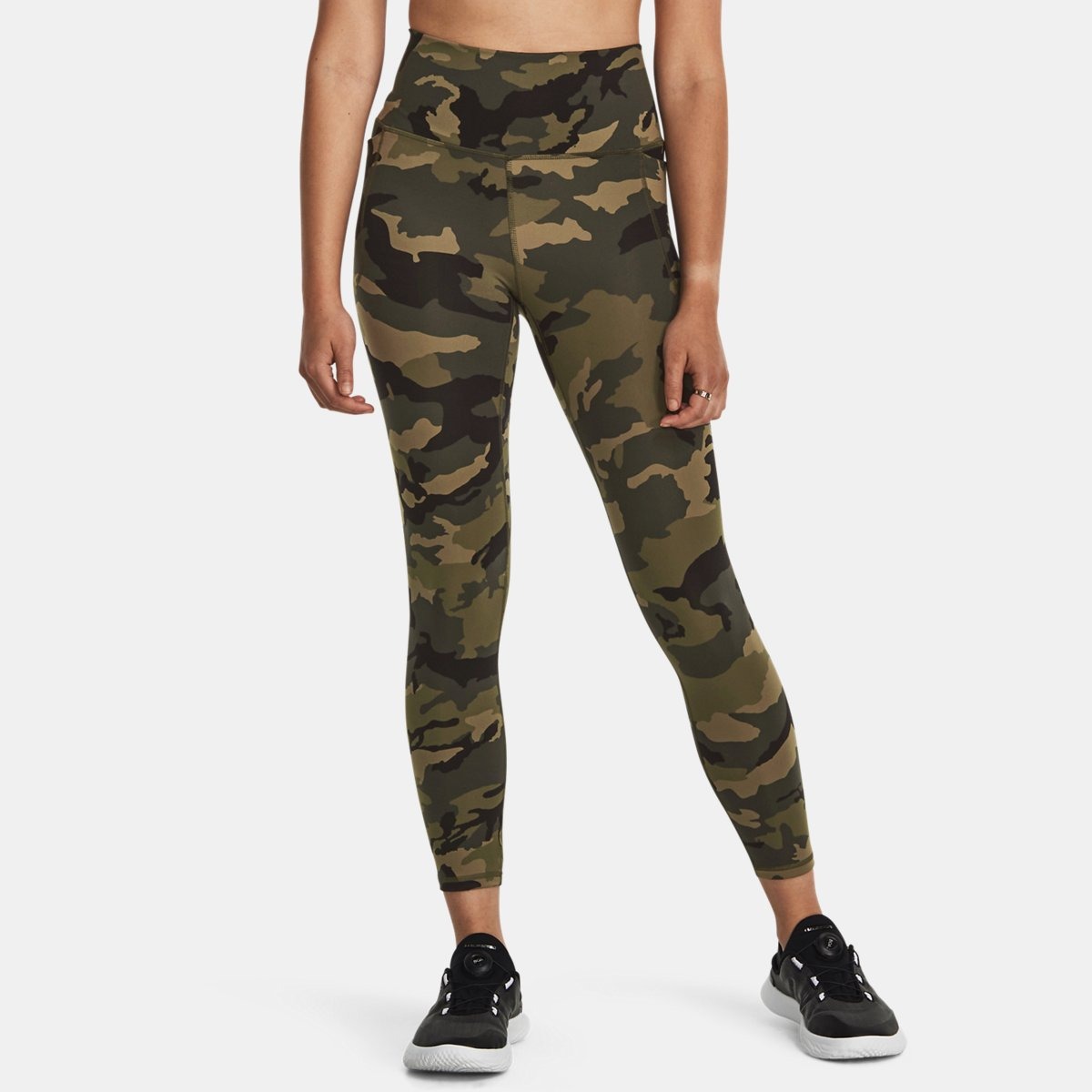 Womens Green Leggings from Under Armour GOOFASH
