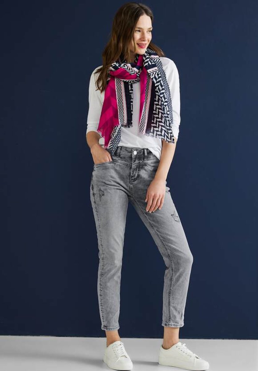 Women's Grey Jeans from Street One GOOFASH