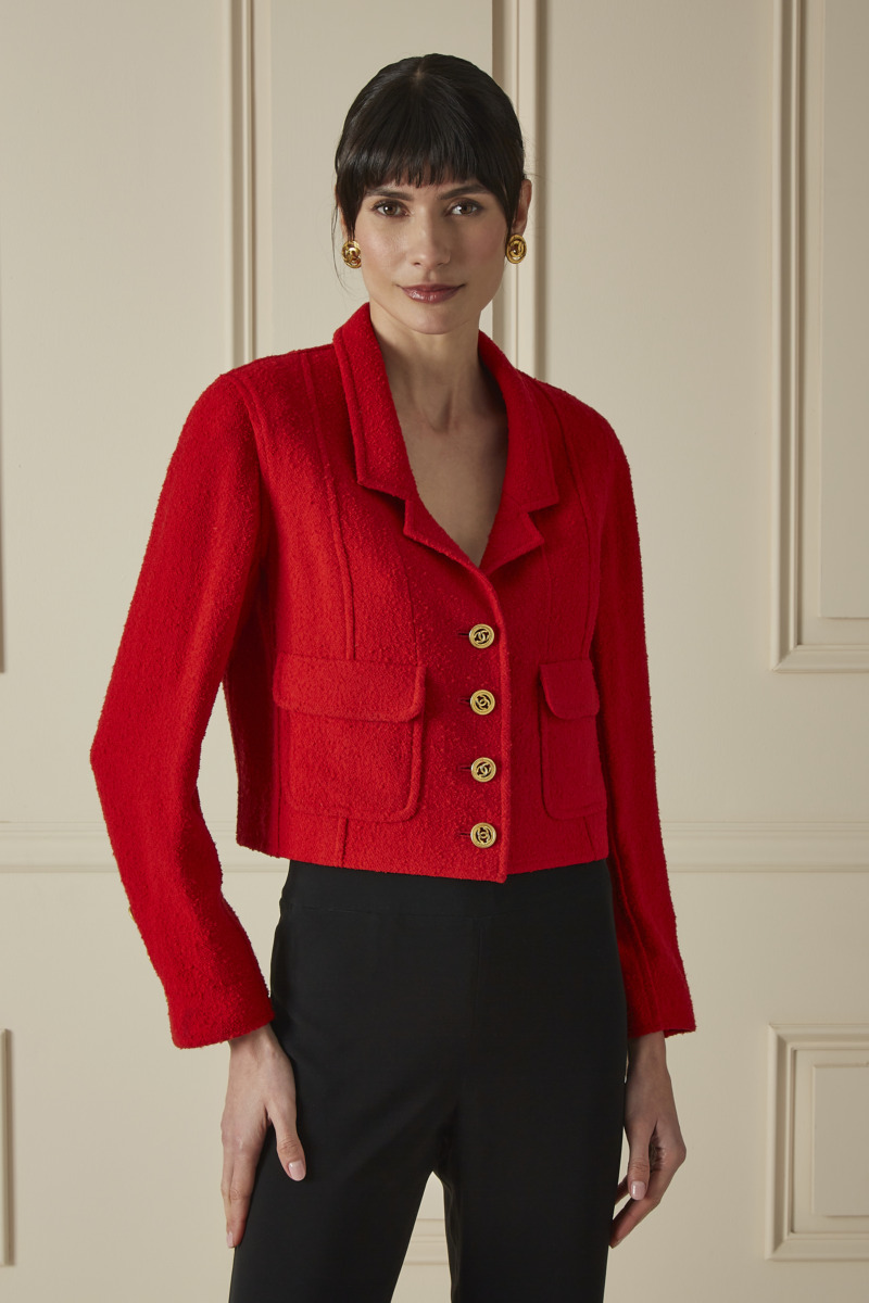 Women's Jacket Red by WGACA GOOFASH