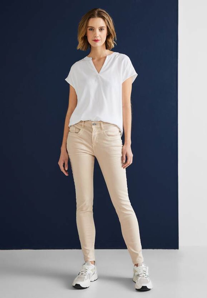 Womens Jeans Beige from Street One GOOFASH