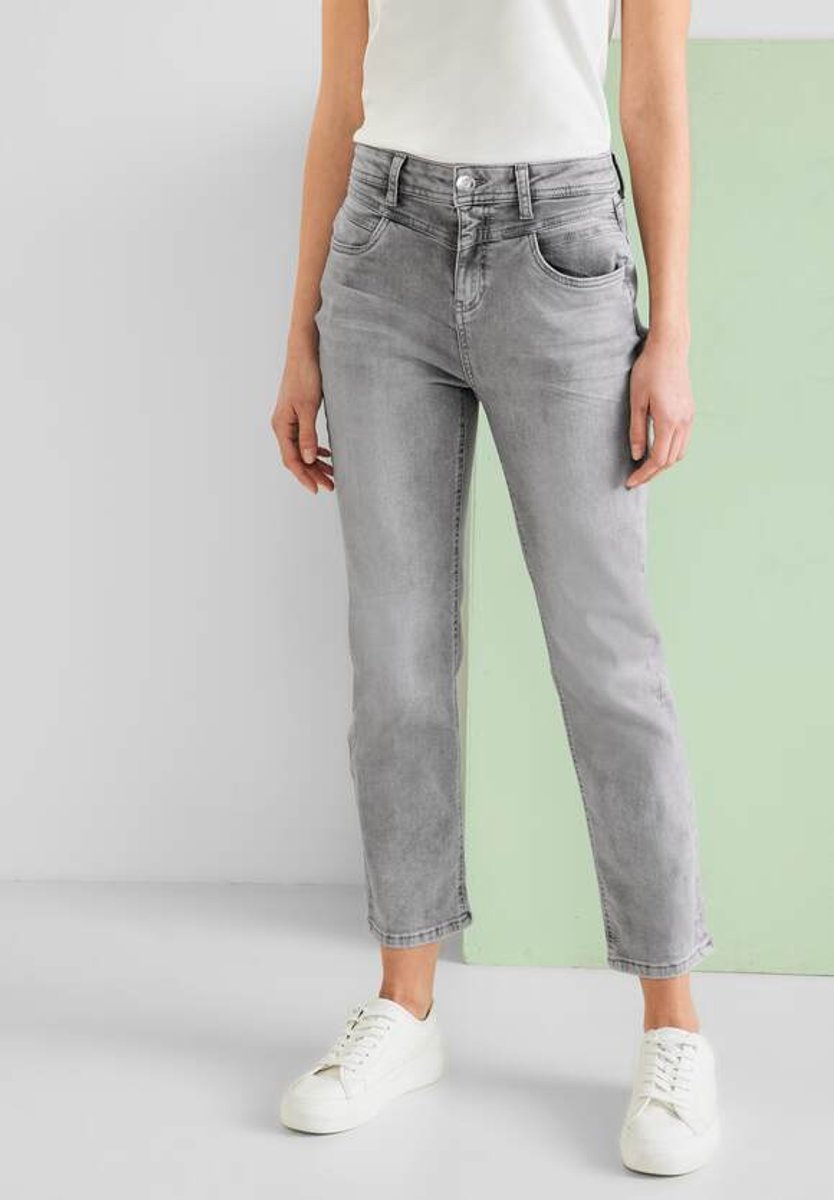 Womens Jeans Grey at Street One GOOFASH