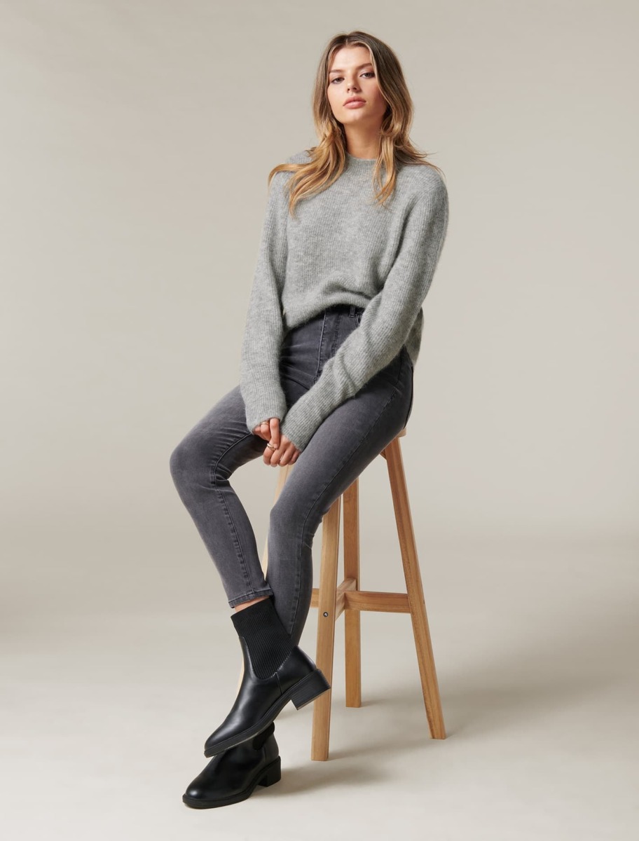 Women's Knitwear Grey at Ever New GOOFASH